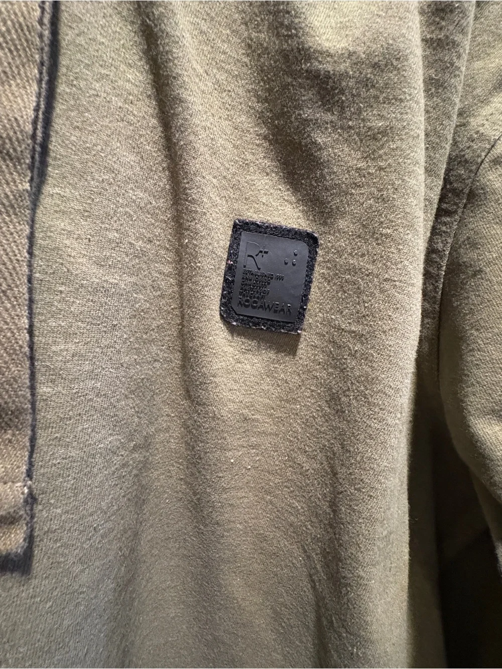 Rocawear Olive Green Hooded Shirt Jacket